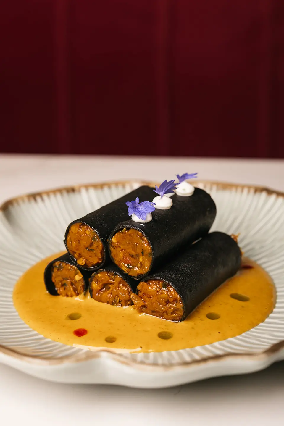 The dining room at Aangan Toronto