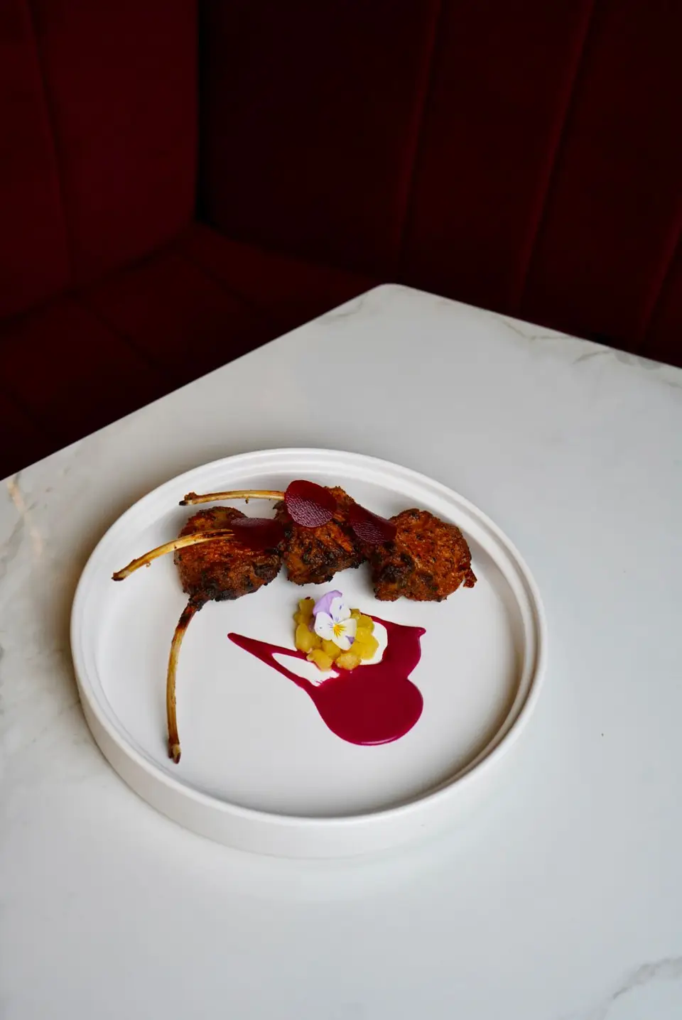 Chef-crafted Indian dish at Aangan Toronto