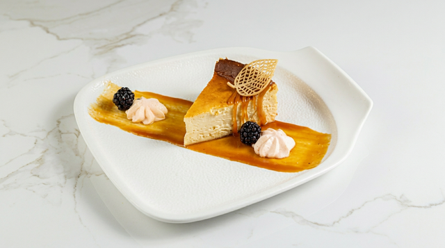 Chhena Poda Cheesecake.