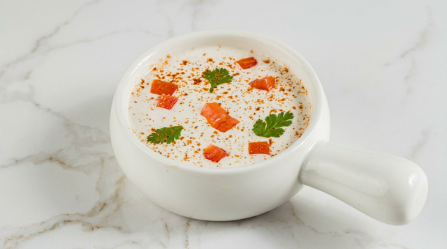 Classic Vegetable Raita.